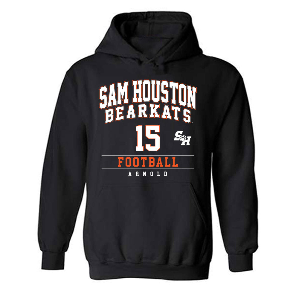SHSU - NCAA Football : Jace Arnold - Classic Fashion Shersey Hooded Sweatshirt-0