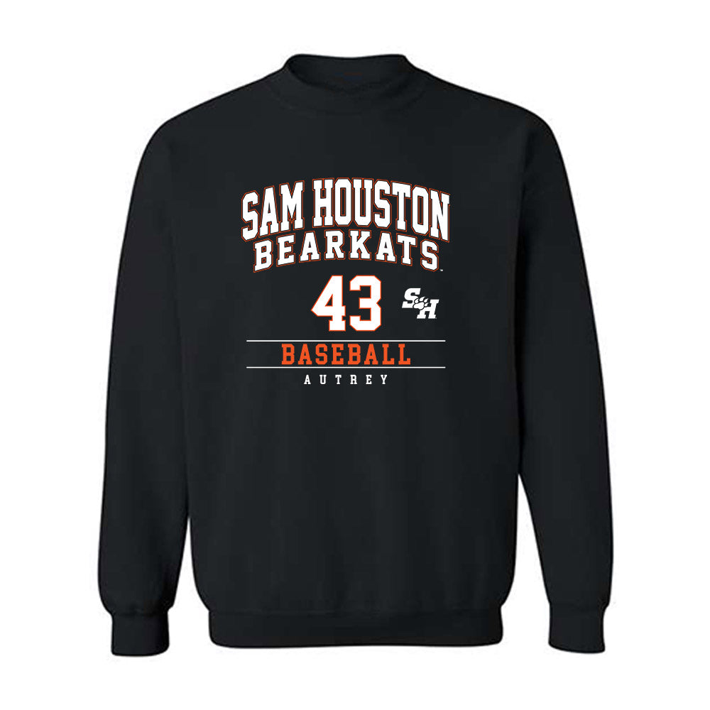 SHSU - NCAA Baseball : Hunter Autrey - Classic Fashion Shersey Crewneck Sweatshirt-0