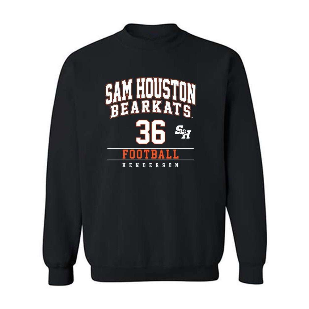 SHSU - NCAA Football : Octavius Henderson - Classic Fashion Shersey Crewneck Sweatshirt-0