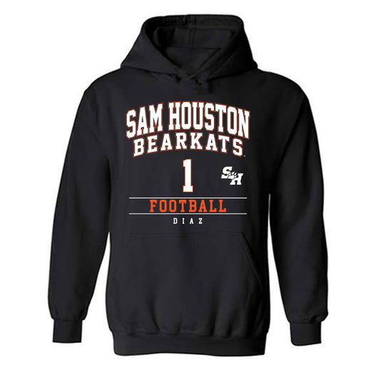 SHSU - NCAA Football : Jada Diaz - Classic Fashion Shersey Hooded Sweatshirt-0