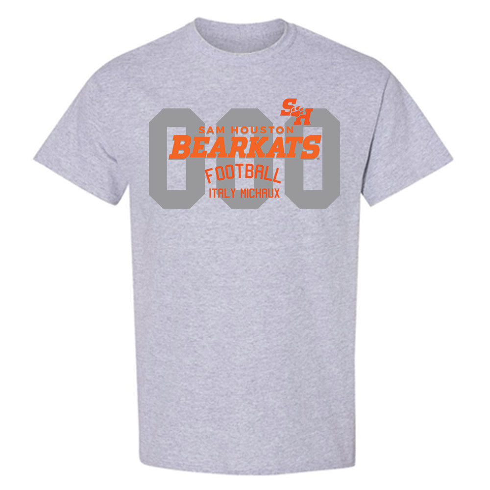 SHSU - NCAA Football : Italy Michaux - Classic Fashion Shersey T-Shirt-0