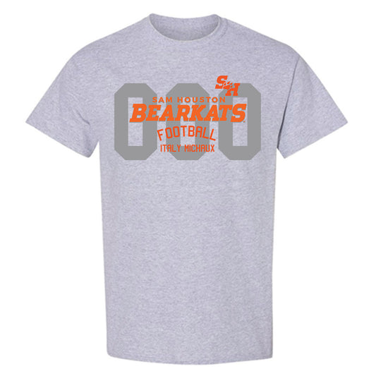 SHSU - NCAA Football : Italy Michaux - Classic Fashion Shersey T-Shirt-0