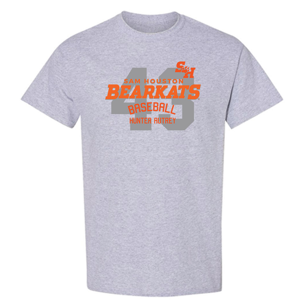 SHSU - NCAA Baseball : Hunter Autrey - Classic Fashion Shersey T-Shirt-0