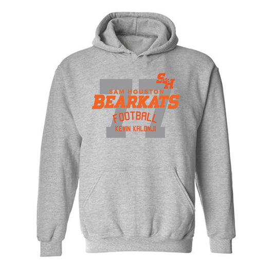 SHSU - NCAA Football : Kevin Kalonji - Classic Fashion Shersey Hooded Sweatshirt-0