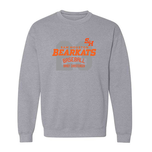 SHSU - NCAA Baseball : Brady Christensen - Classic Fashion Shersey Crewneck Sweatshirt-0