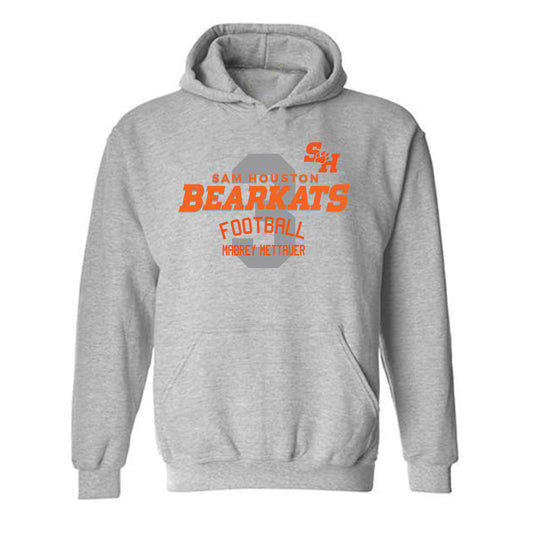SHSU - NCAA Football : Mabrey Mettauer - Classic Fashion Shersey Hooded Sweatshirt-0