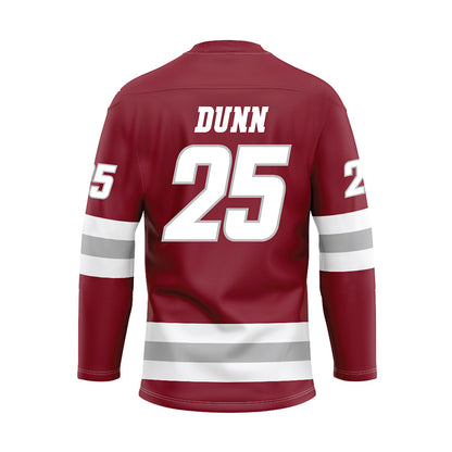 UMass - NCAA Men's Ice Hockey : Cam Dunn - Maroon Hockey Jersey-1