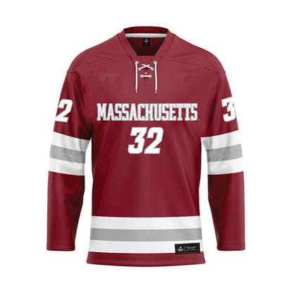 UMass - NCAA Men's Ice Hockey : James Norton - Maroon Hockey Jersey