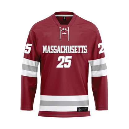 UMass - NCAA Men's Ice Hockey : Cam Dunn - Maroon Hockey Jersey-0