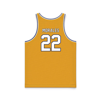 Kent State - NCAA Men's Basketball : Anthony Morales - Gold Basketball Jersey