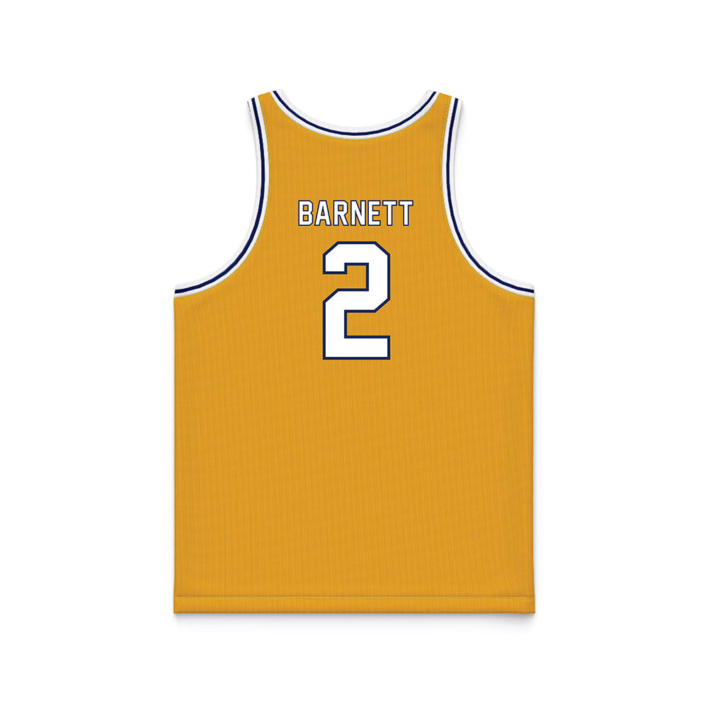 Kent State - NCAA Men's Basketball : Marquis Barnett - Gold Basketball Jersey