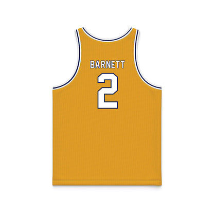 Kent State - NCAA Men's Basketball : Marquis Barnett - Gold Basketball Jersey