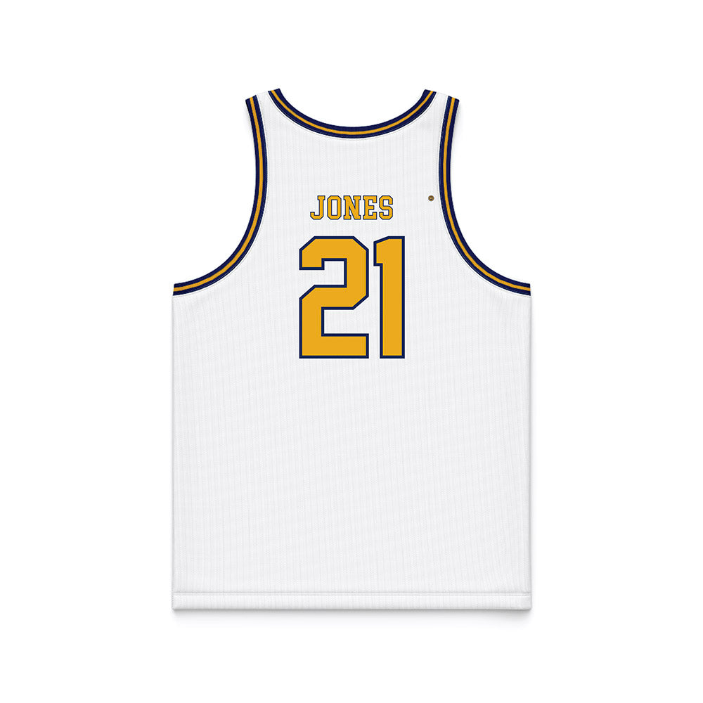 Kent State - NCAA Men's Basketball : Deandre Jones - White Basketball Jersey