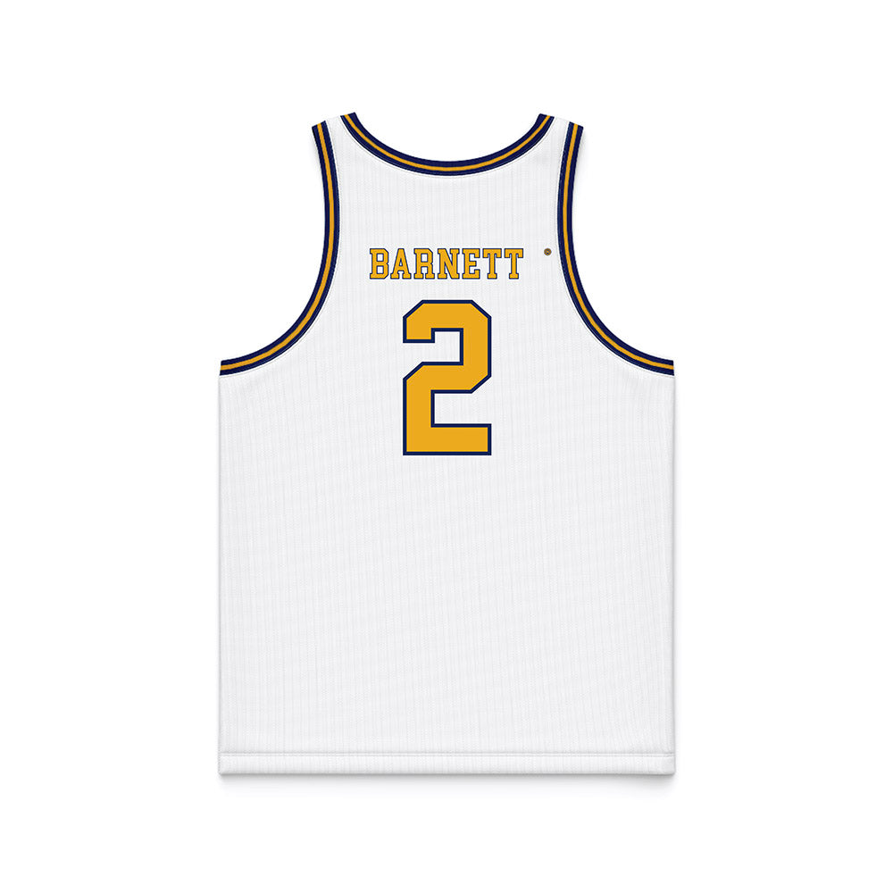 Kent State - NCAA Men's Basketball : Marquis Barnett - White Basketball Jersey