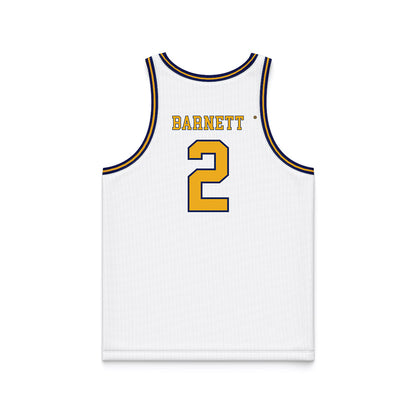 Kent State - NCAA Men's Basketball : Marquis Barnett - White Basketball Jersey