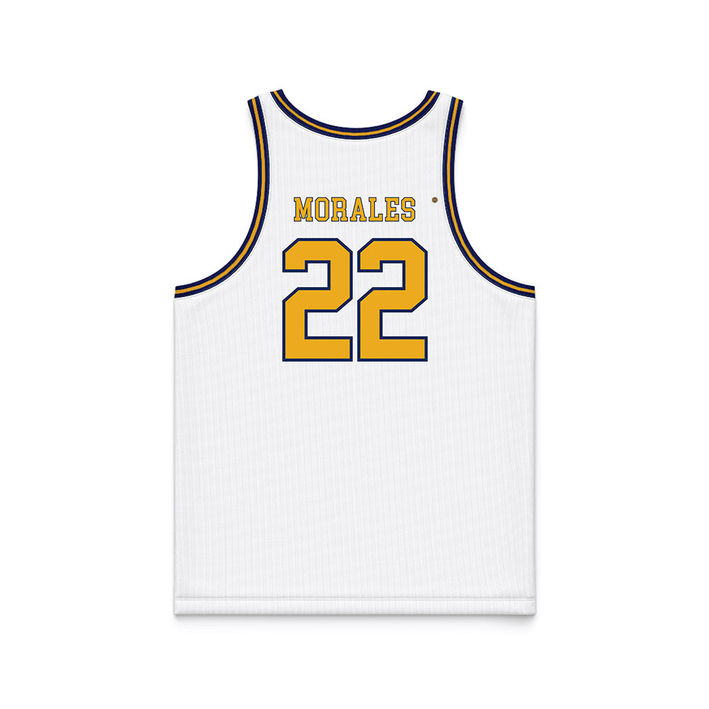 Kent State - NCAA Men's Basketball : Anthony Morales - White Basketball Jersey