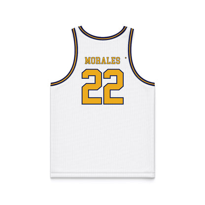 Kent State - NCAA Men's Basketball : Anthony Morales - White Basketball Jersey