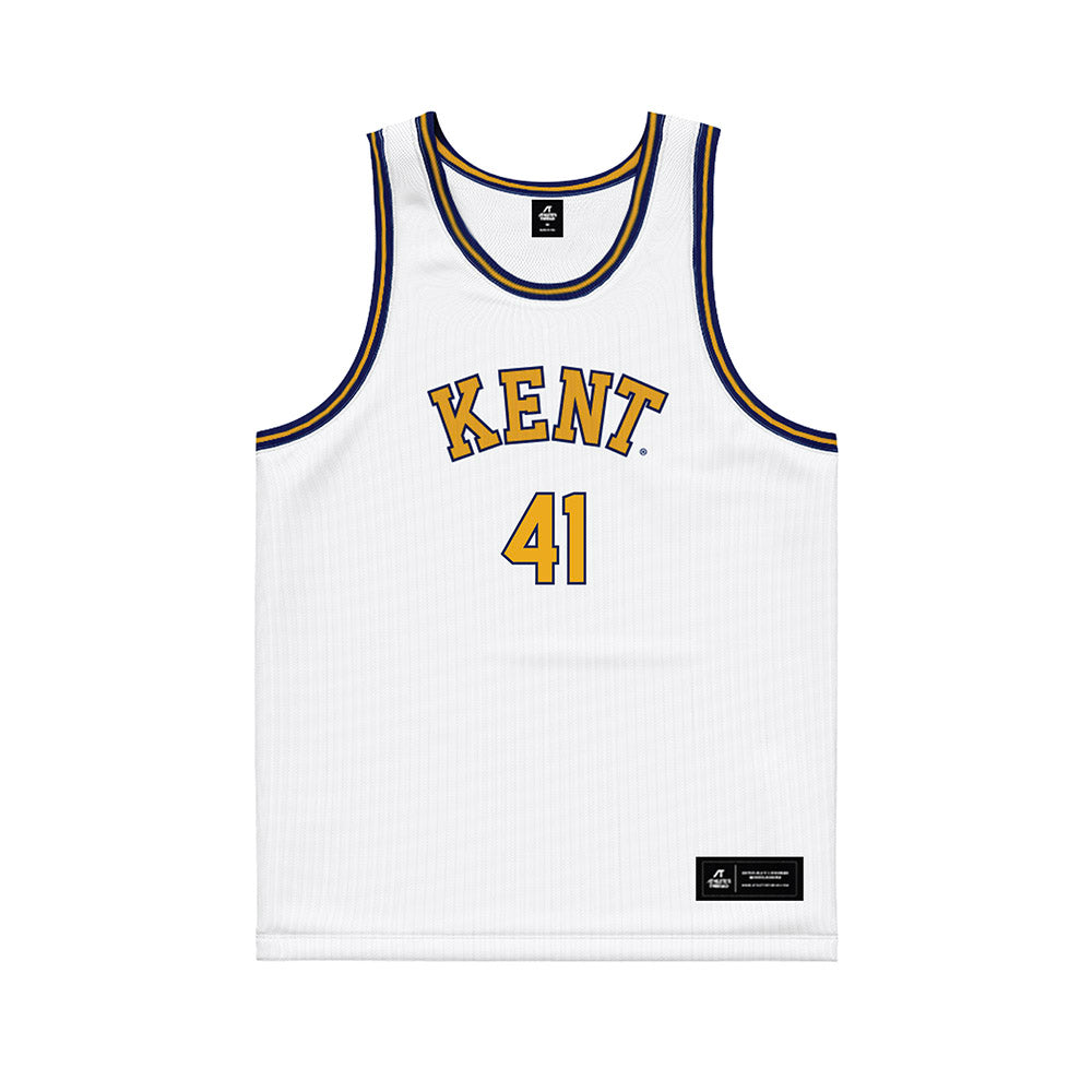 Kent State - NCAA Men's Basketball : Derrick Lee Jr - White Basketball Jersey