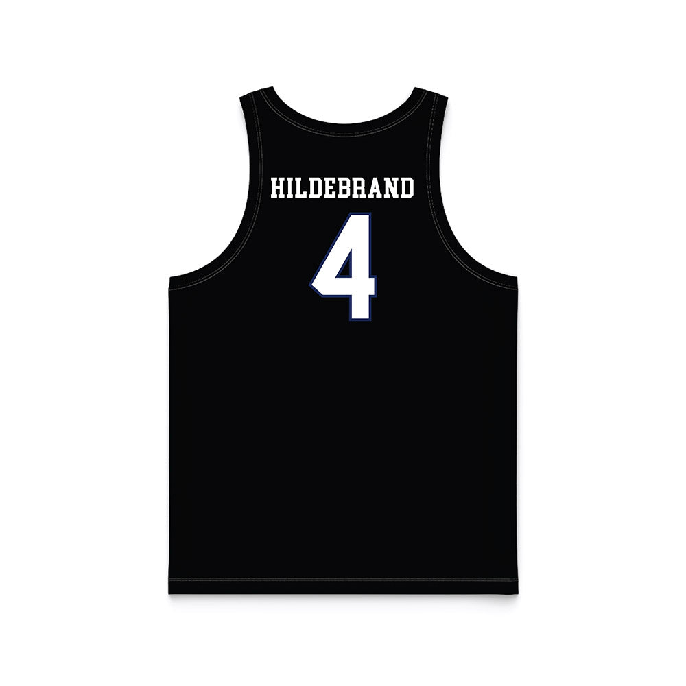 Kent State - NCAA Women's Basketball : Journey Hildebrand - Black Basketball Jersey-1
