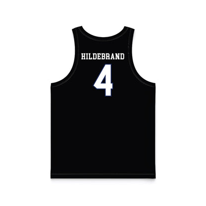 Kent State - NCAA Women's Basketball : Journey Hildebrand - Black Basketball Jersey-1