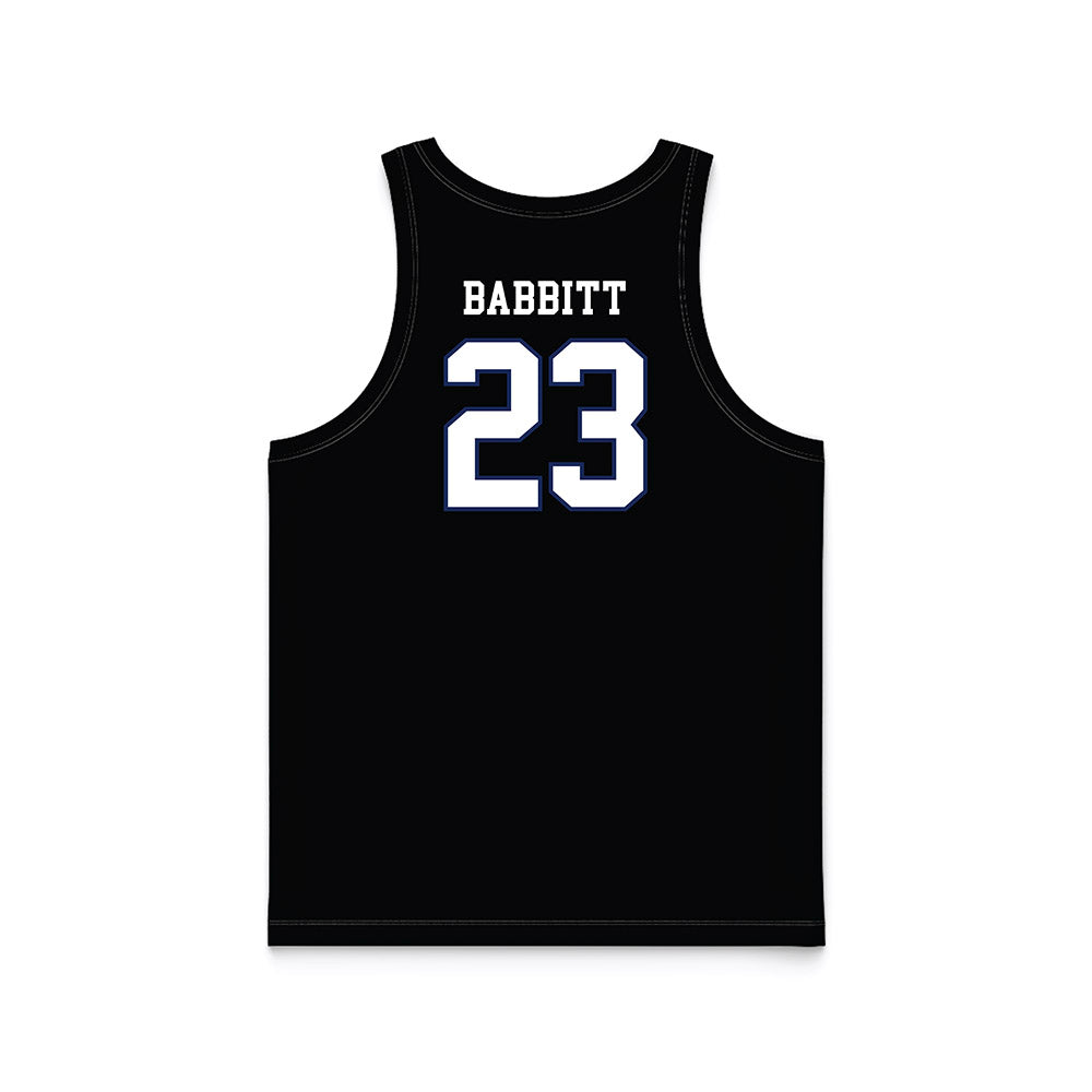 Kent State - NCAA Women's Basketball : Mya Babbitt - Black Basketball Jersey