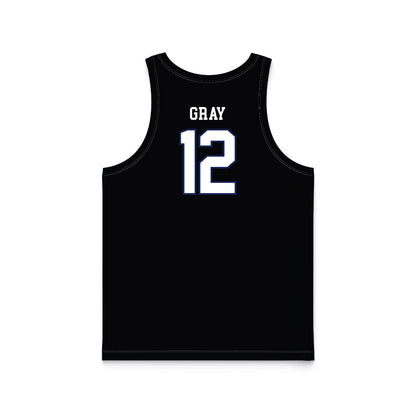 Kent State - NCAA Women's Basketball : Dionna Gray - Black Basketball Jersey-1