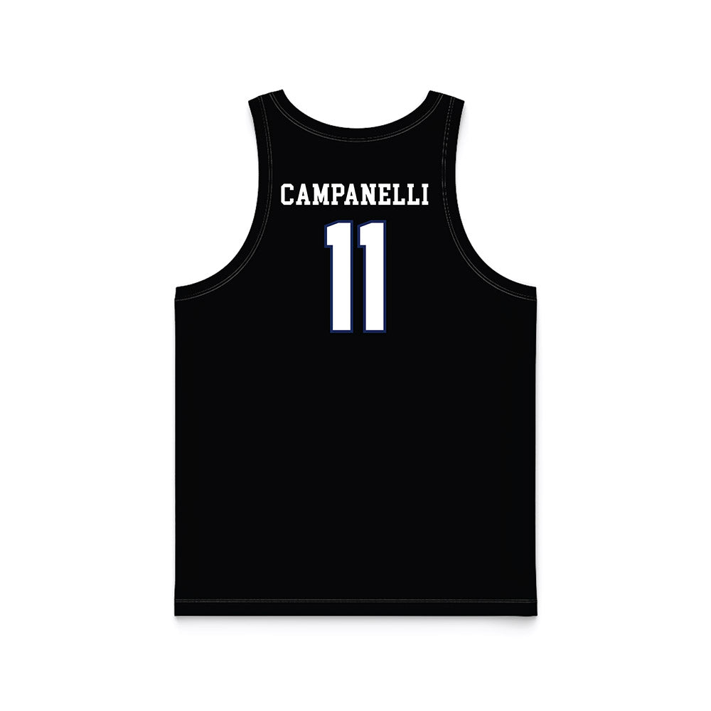 Kent State - NCAA Women's Basketball : Anna Campanelli - Black Basketball Jersey-1