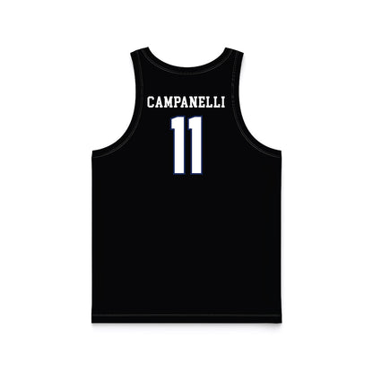 Kent State - NCAA Women's Basketball : Anna Campanelli - Black Basketball Jersey-1