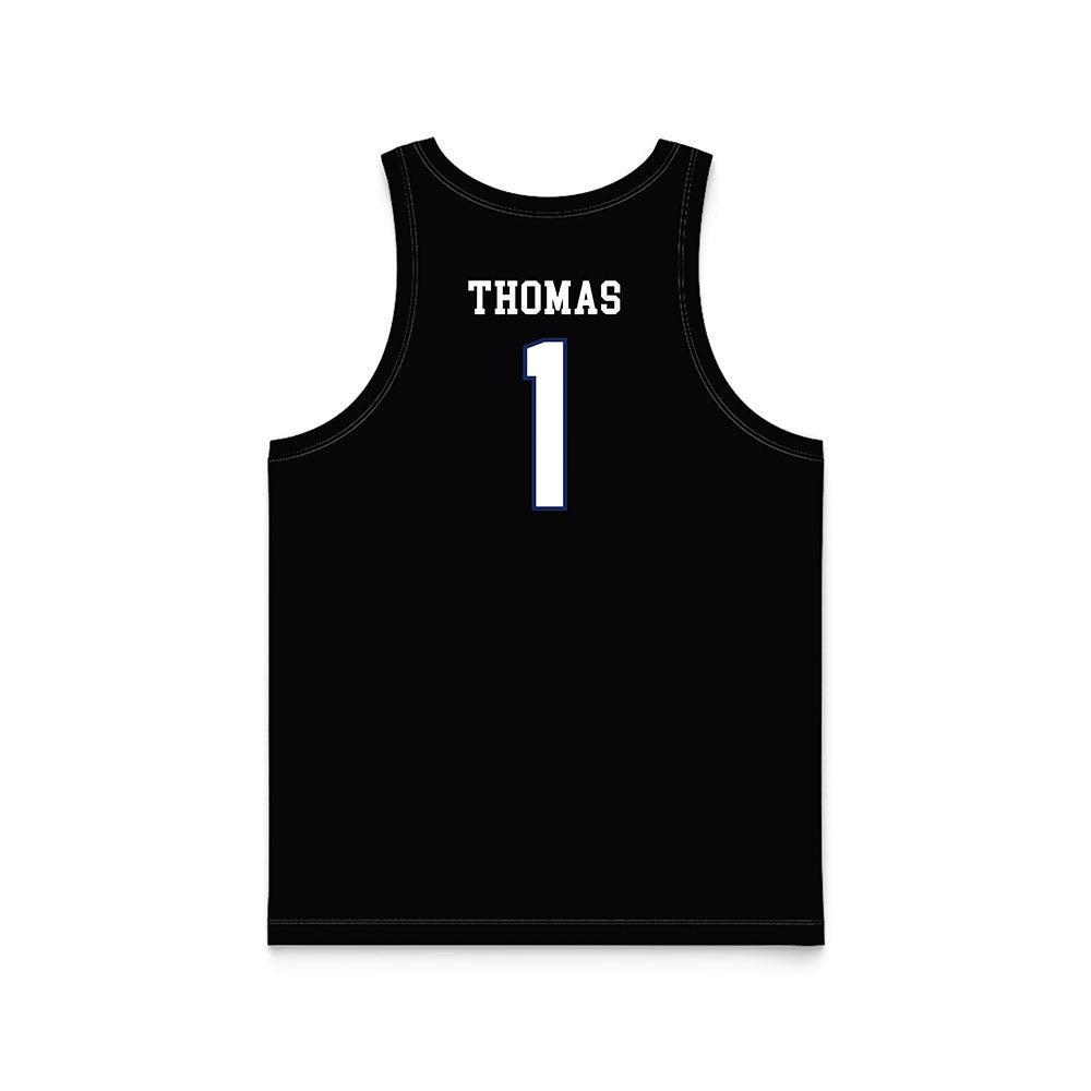 Kent State - NCAA Women's Basketball : Tatiana Thomas - Black Basketball Jersey