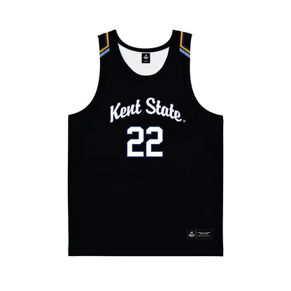 Kent State - NCAA Women's Basketball : Joy Bergstrom - Black Basketball Jersey