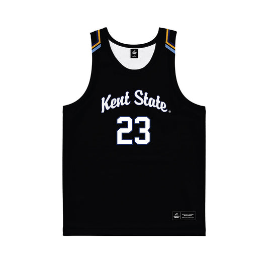 Kent State - NCAA Women's Basketball : Mya Babbitt - Black Basketball Jersey