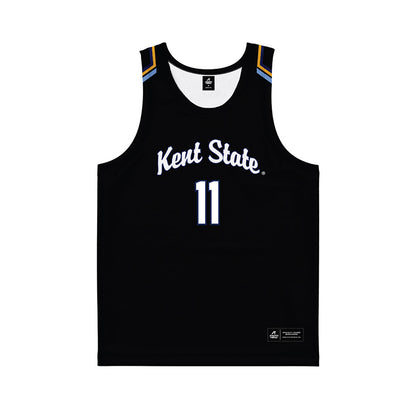 Kent State - NCAA Women's Basketball : Anna Campanelli - Black Basketball Jersey-0