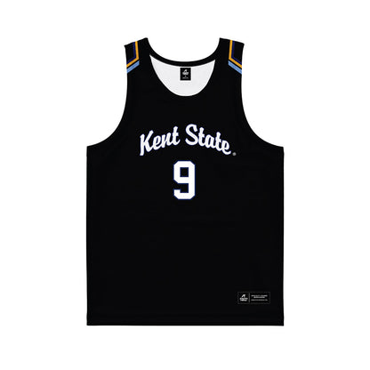 Kent State - NCAA Women's Basketball : Rylee Kalocay - Black Basketball Jersey-0