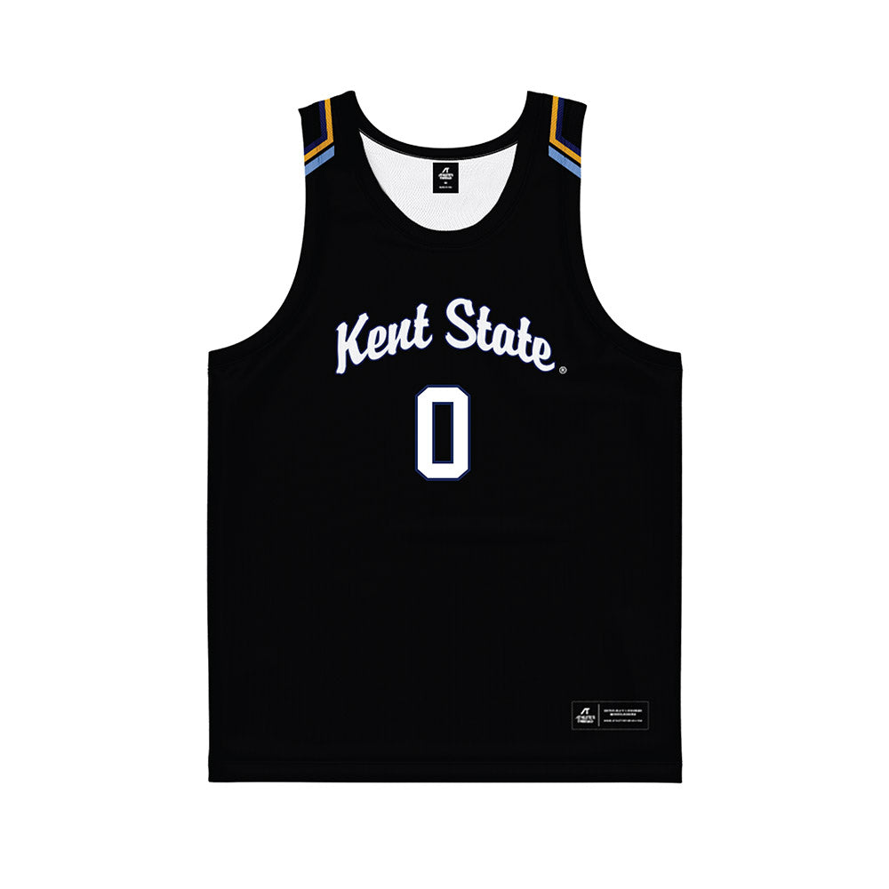 Kent State - NCAA Women's Basketball : Caitlyn Holmes - Black Basketball Jersey-0