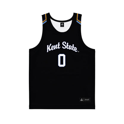 Kent State - NCAA Women's Basketball : Caitlyn Holmes - Black Basketball Jersey-0