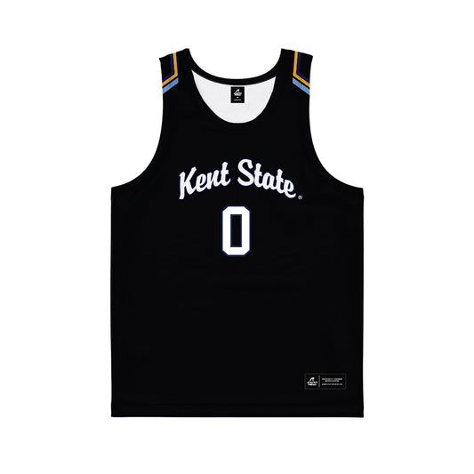 Kent State - NCAA Women's Basketball : Caitlyn Holmes - Black Basketball Jersey-0