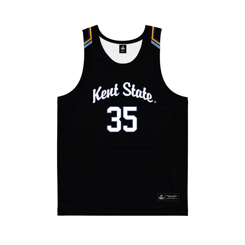 Kent State - NCAA Women's Basketball : Emory Klatt - Black Basketball Jersey-0