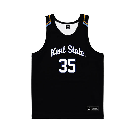 Kent State - NCAA Women's Basketball : Emory Klatt - Black Basketball Jersey-0