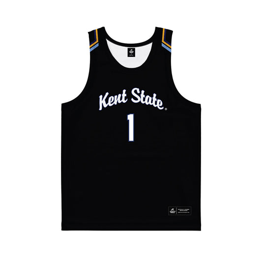 Kent State - NCAA Women's Basketball : Tatiana Thomas - Black Basketball Jersey