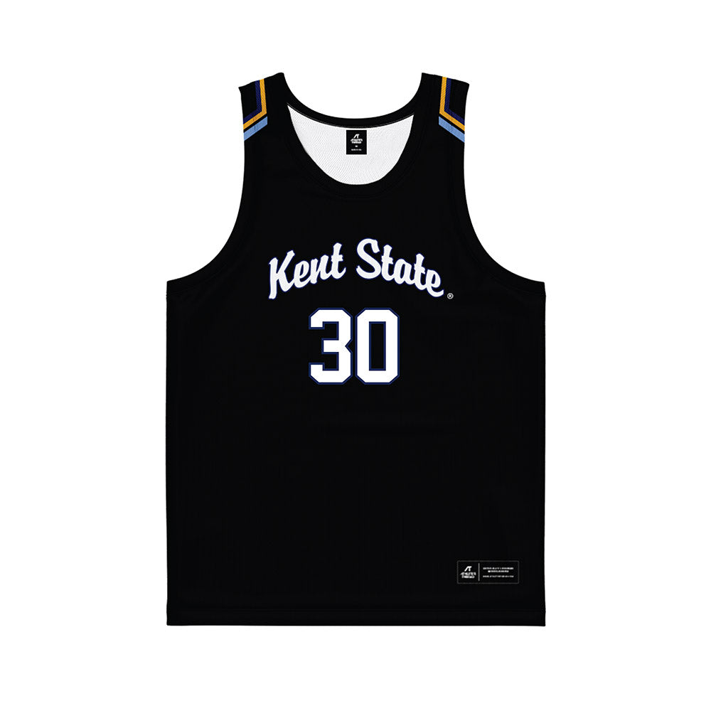 Kent State - NCAA Women's Basketball : Riley Rismiller - Black Basketball Jersey