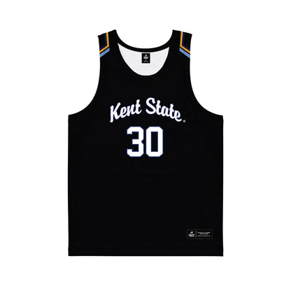 Kent State - NCAA Women's Basketball : Riley Rismiller - Black Basketball Jersey