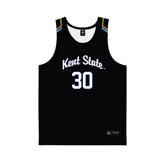 Kent State - NCAA Women's Basketball : Riley Rismiller - Black Basketball Jersey