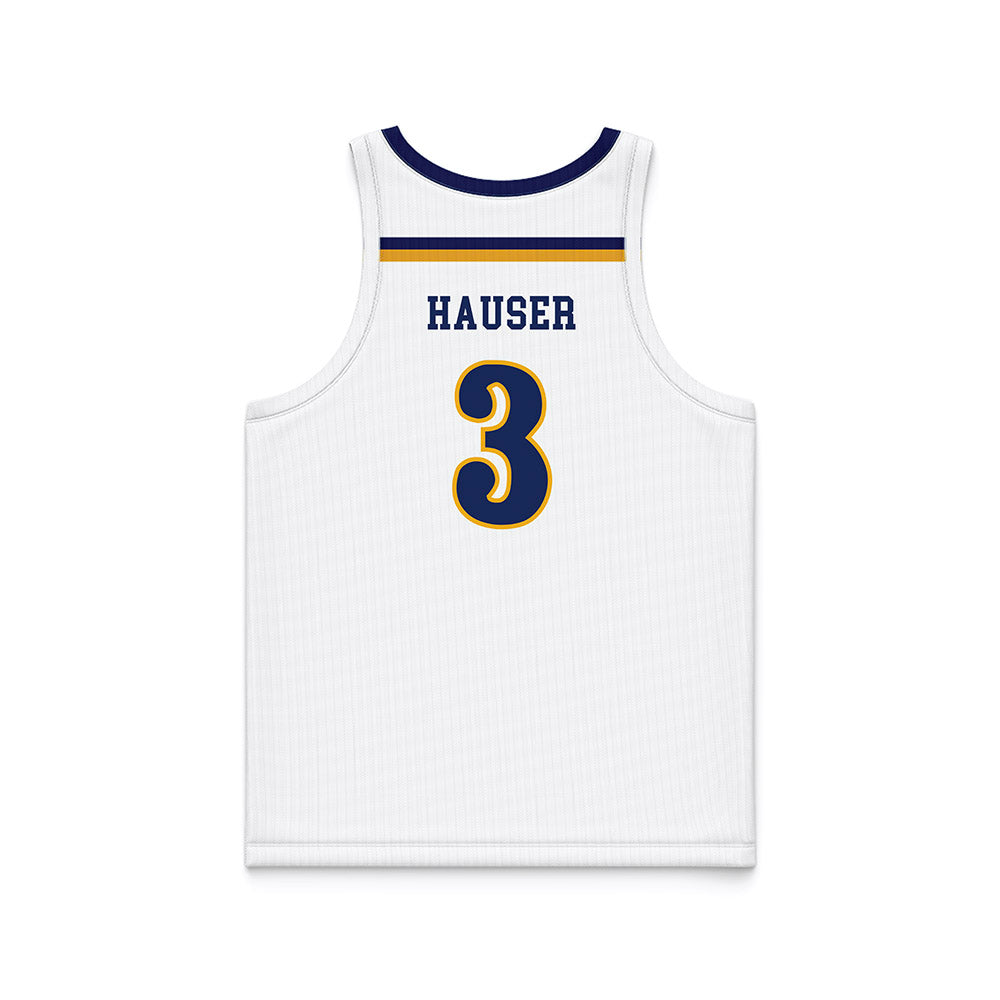 Kent State - NCAA Women's Basketball : Corynne Hauser - White Basketball Jersey-1