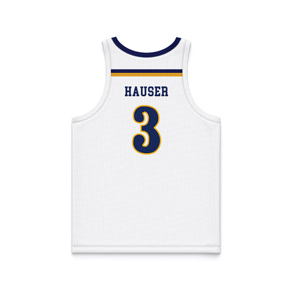 Kent State - NCAA Women's Basketball : Corynne Hauser - White Basketball Jersey-1