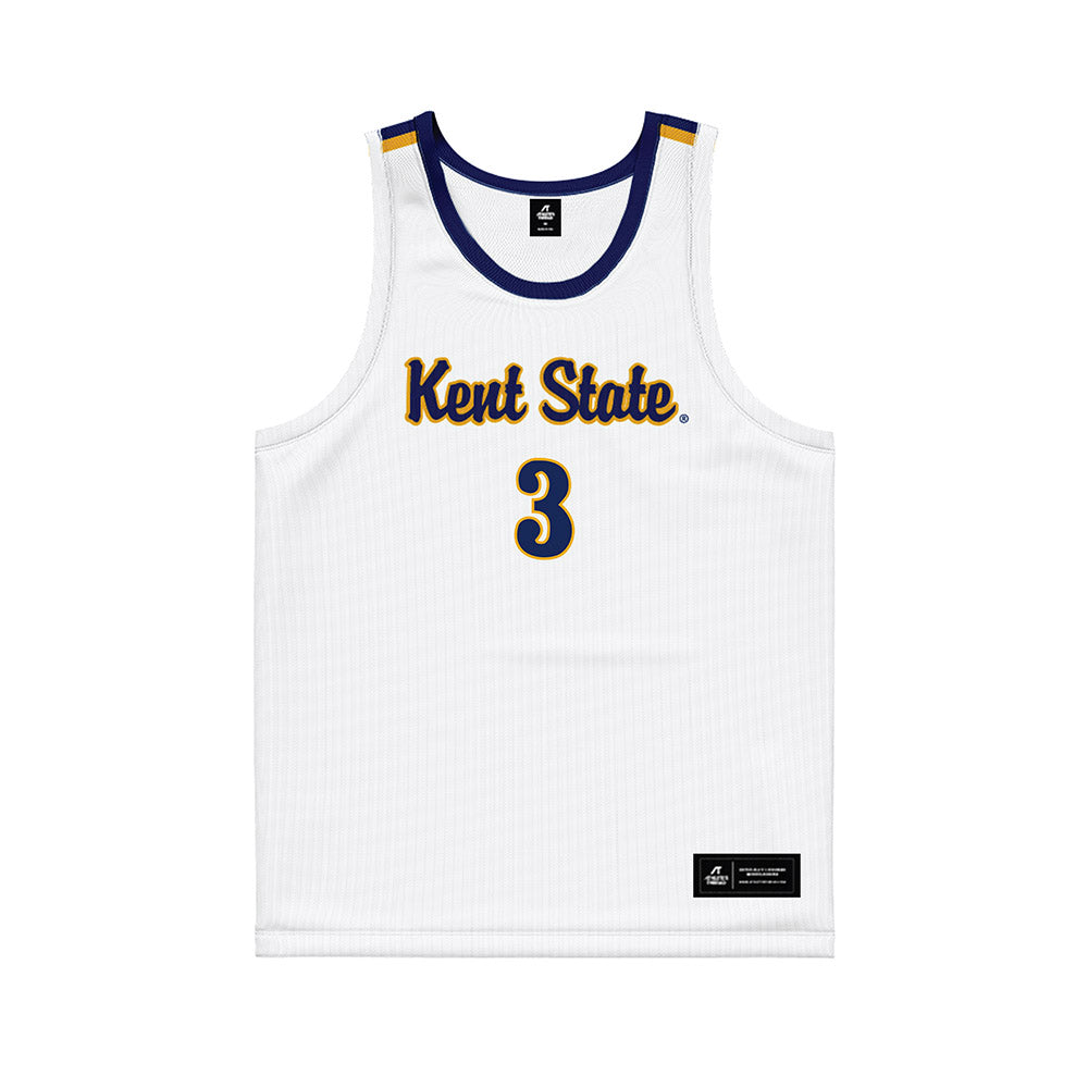 Kent State - NCAA Women's Basketball : Corynne Hauser - White Basketball Jersey-0