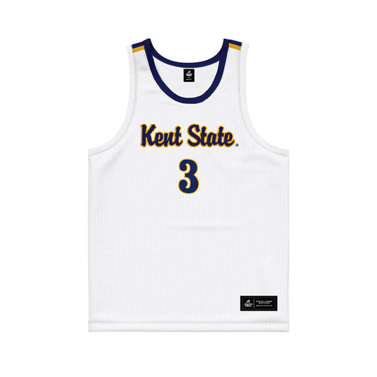 Kent State - NCAA Women's Basketball : Corynne Hauser - White Basketball Jersey-0