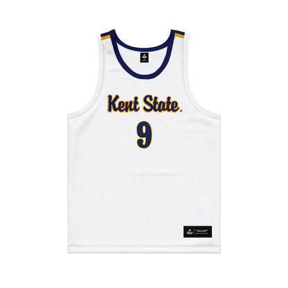Kent State - NCAA Women's Basketball : Rylee Kalocay - White Basketball Jersey-0