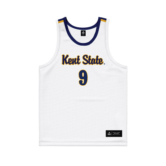 Kent State - NCAA Women's Basketball : Rylee Kalocay - White Basketball Jersey-0