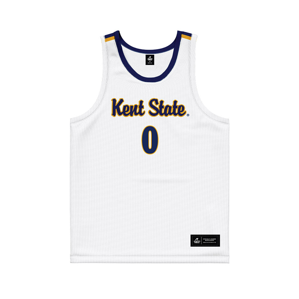 Kent State - NCAA Women's Basketball : Caitlyn Holmes - White Basketball Jersey-0