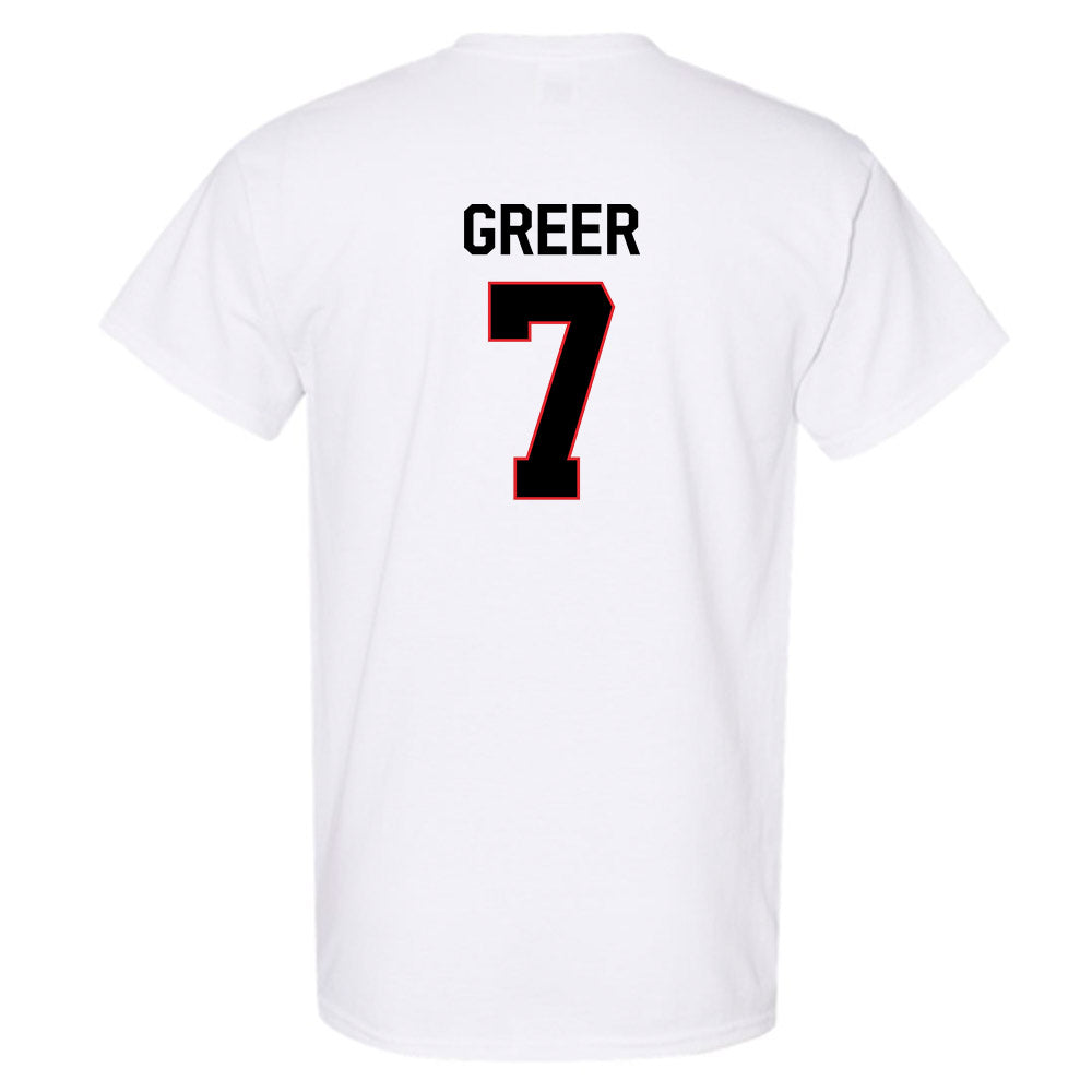 Davidson - NCAA Men's Basketball : RJ Greer - Classic Fashion Shersey T-Shirt-1